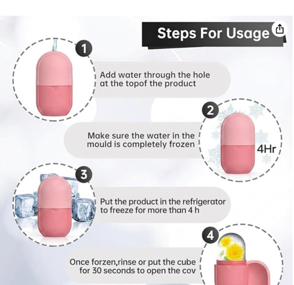 Silicone Face Ice Roller